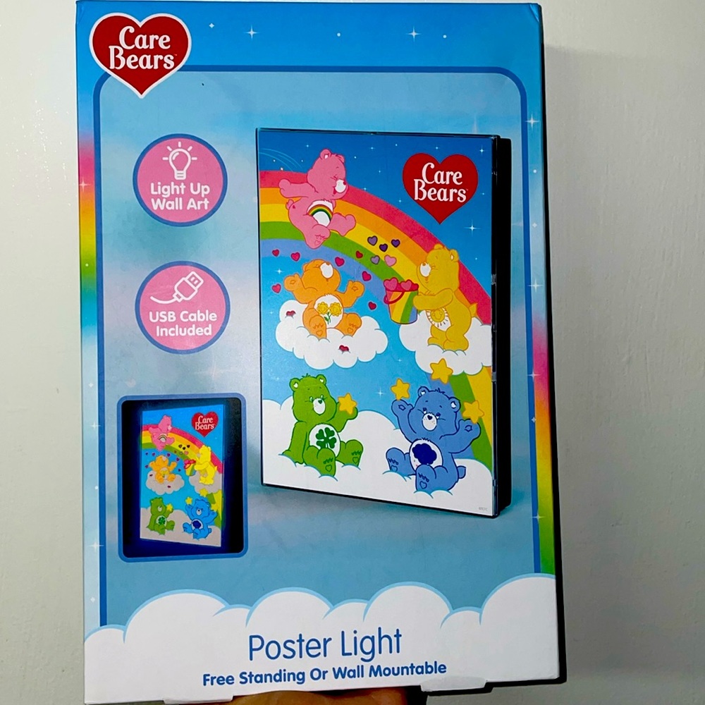 Care Bears light up poster